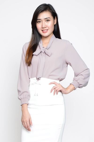 Kessie Knot Top - Lavender