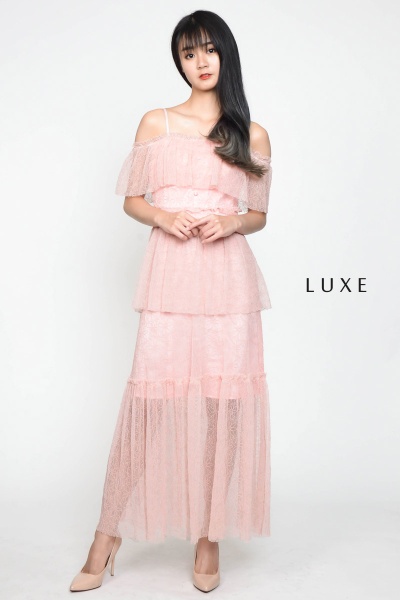 Candis Off Shoulder Lace Dress