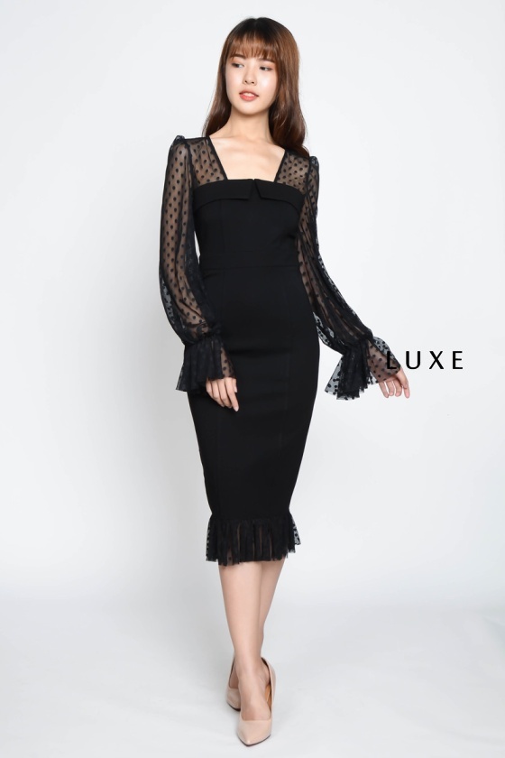 Ivish Mermaid Midi Dress