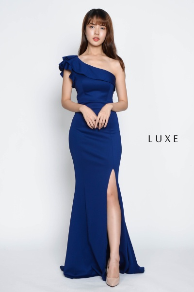 Linette Toga Maxi Dress - Blue Linette Toga Maxi Dress - Blue