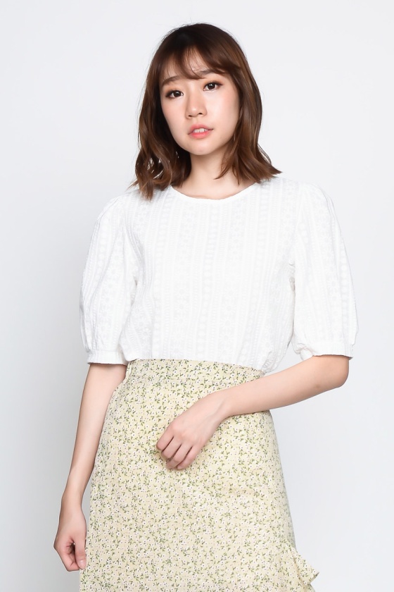 Priscilla Eyelet Top