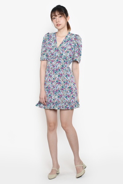 Briana Floral Mini Dress