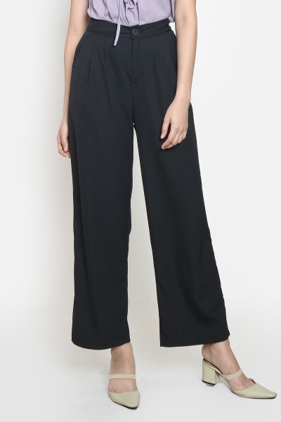Ola Palazzo Pants - Black