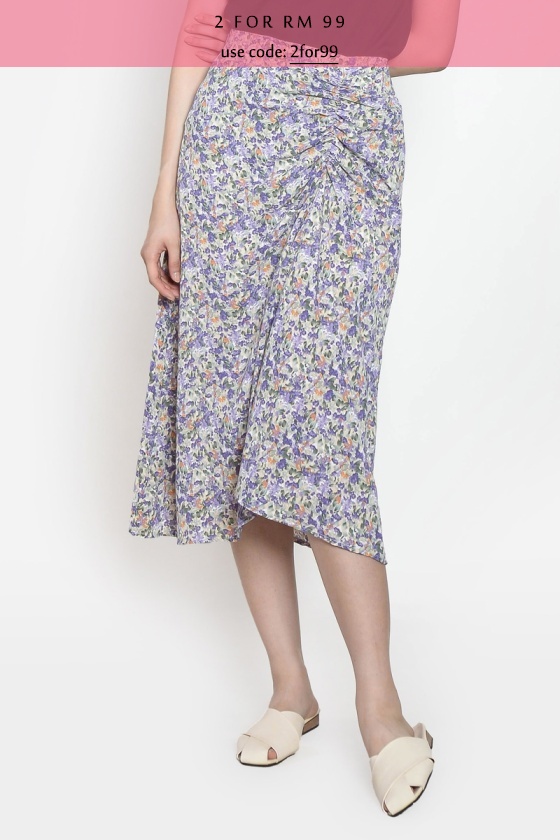 Carla Floral Midi Skirt
