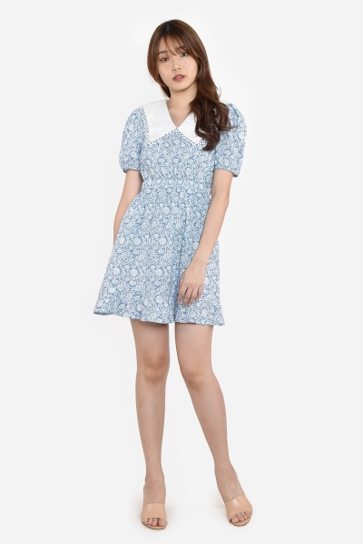 Robbi Babydoll Printed Dress