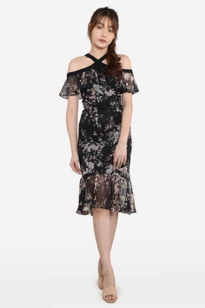 Chae Floral Mermaid Dress