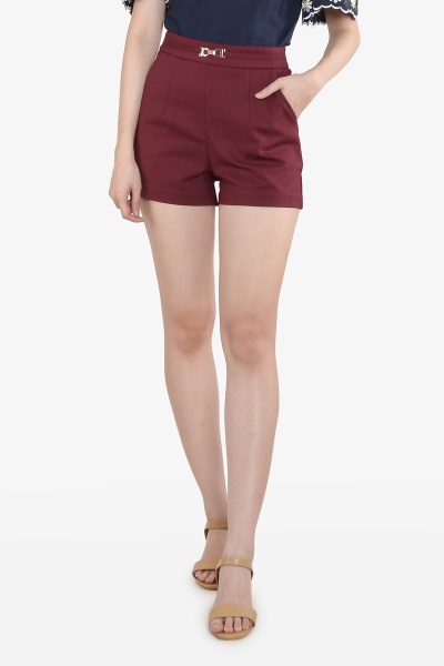 Eda Basic Shorts - Wine