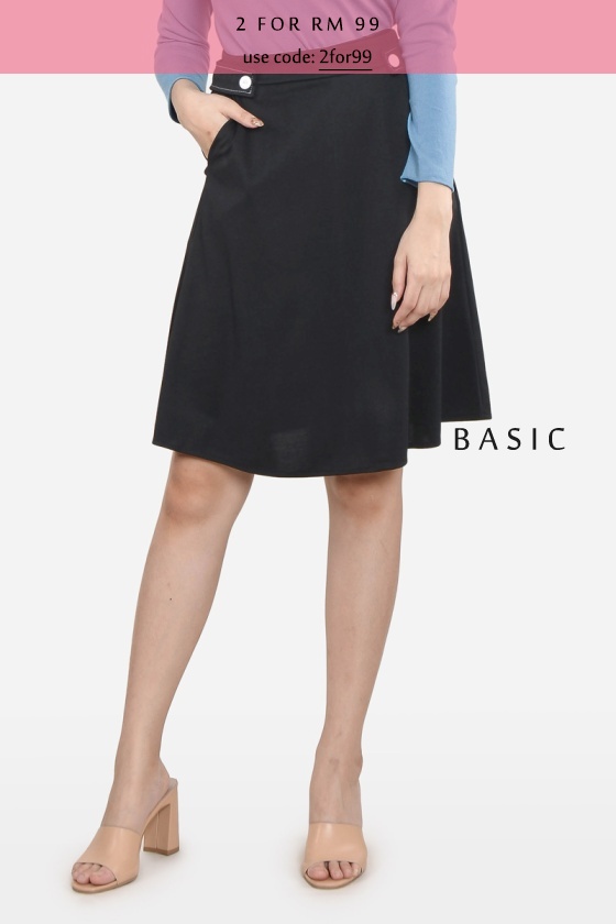 Dionna Work Skater Skirt