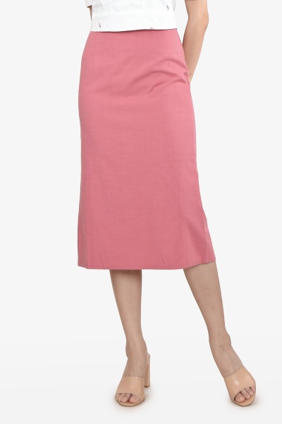 Cinda Pencil Skirt - Rose