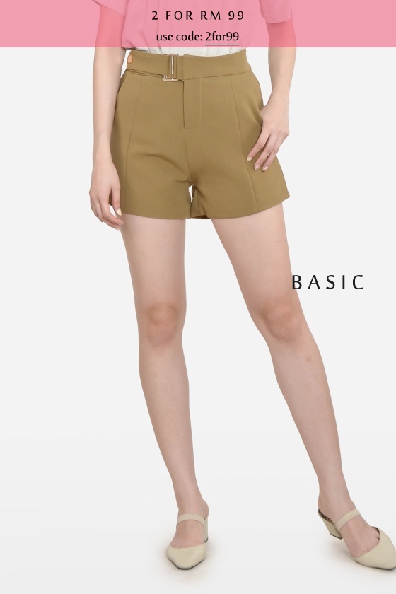 Migdalia Basic Pants - Khaki