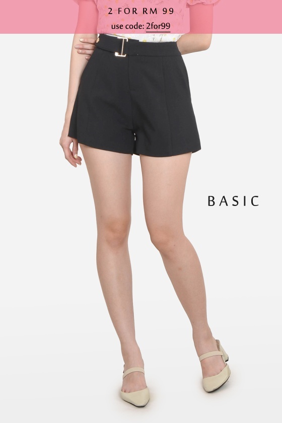 Migdalia Basic Pants - Black