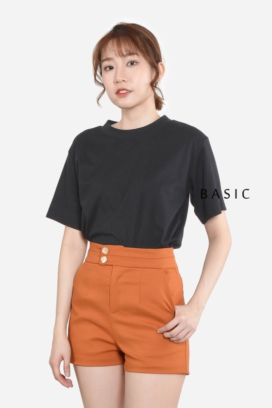 Shanon Basic Tee - Black