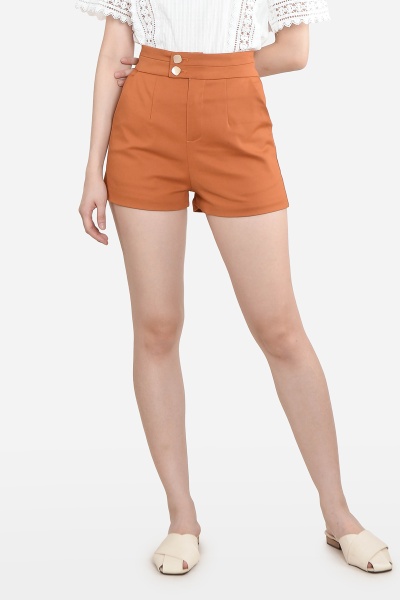 Vertie Basic Pants - Orange