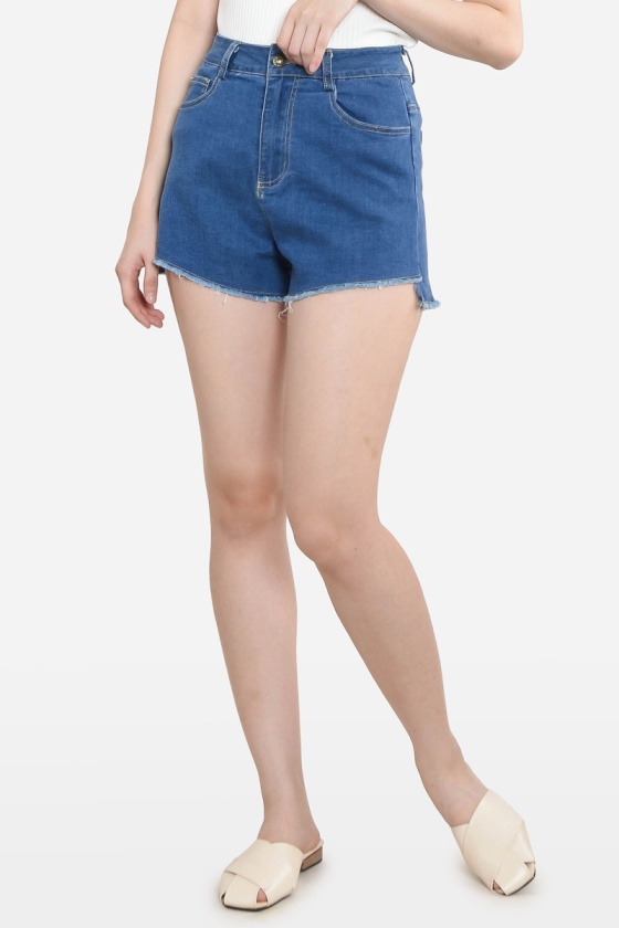 Bettye V Cut Jeans - Light Blue