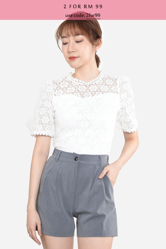 Heike Lace Top