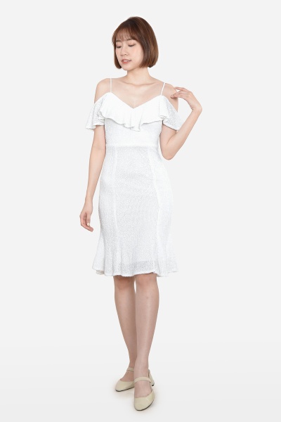 Billye Sequin Ruffle Mermaid Dress