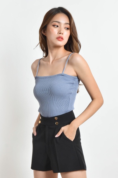 Suki Knitted Camisole - Blue