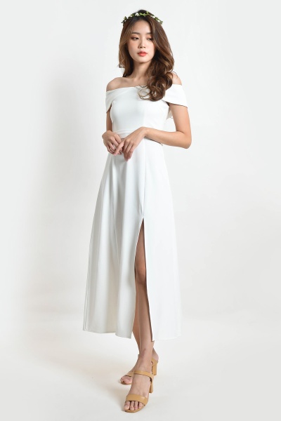 Temple Maxi Slit Dress