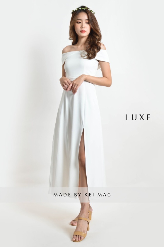 Temple Maxi Slit Dress