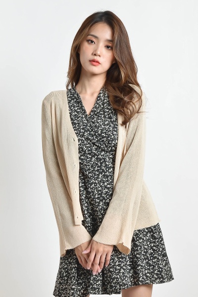 Kimberli Thin Cardigan - Cream