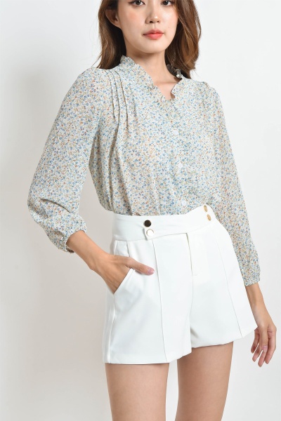 Kerri Floral Chiffon Top