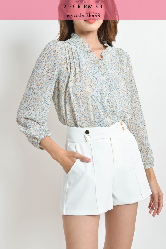 Kerri Floral Chiffon Top