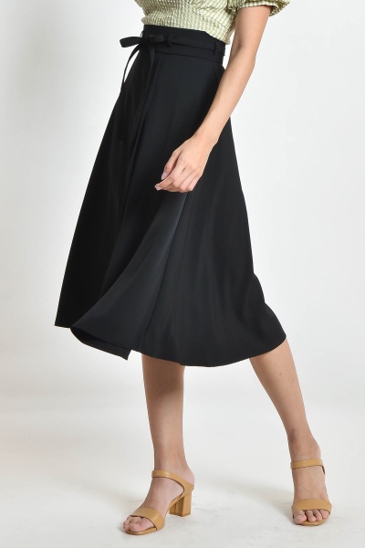 Denisse Midi Skirt - Black