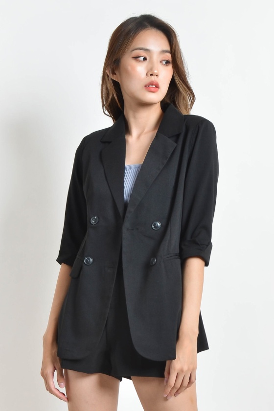 Delphine Blazer - Black