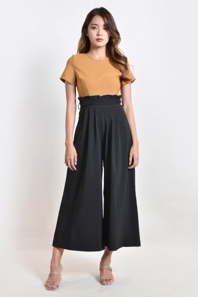 Ellen Combine Jumpsuit - Black