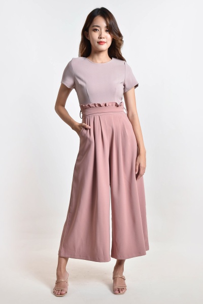 Ellen Combine Jumpsuit - Pink