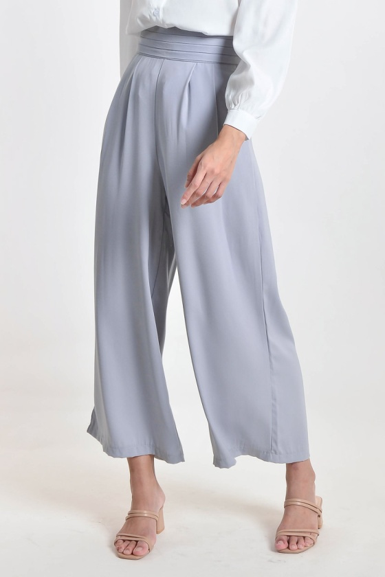 Shizue Palazzo Pants - Ash