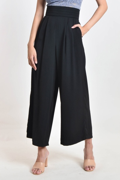Shizue Palazzo Pants - Black