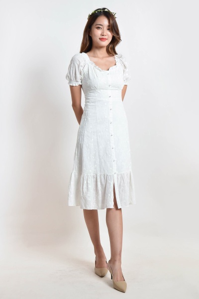 Roseann Ruffle Dress