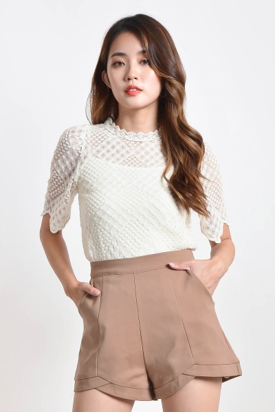 Brittani Lace Top (free inner singlet)