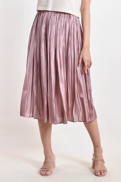 Delisa Glitter Skirt - Dusty Pink