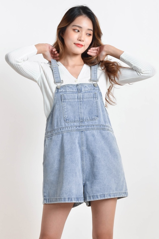 Mendy Oversize Denim Dungaree 