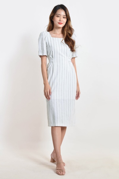 Gaylene Square Neck Dress