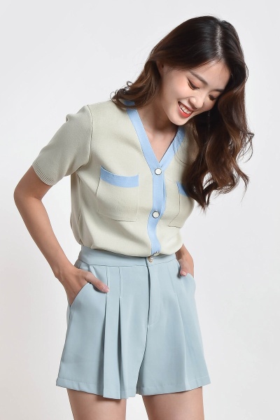 Conchita Knitted Top - Khaki