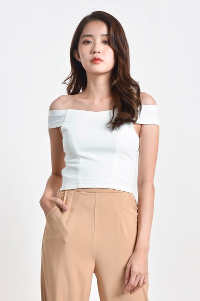 Annabel Off Shoulder Top - White