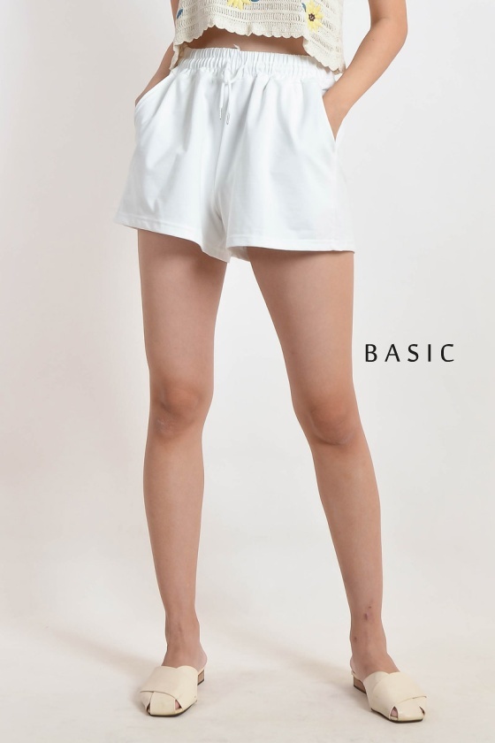 Raisa Lounge Shorts - White